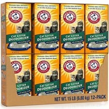 Cat Litter Deodorizer Arm Hammer Baking Soda Odor Control 12 Pack 30 Oz