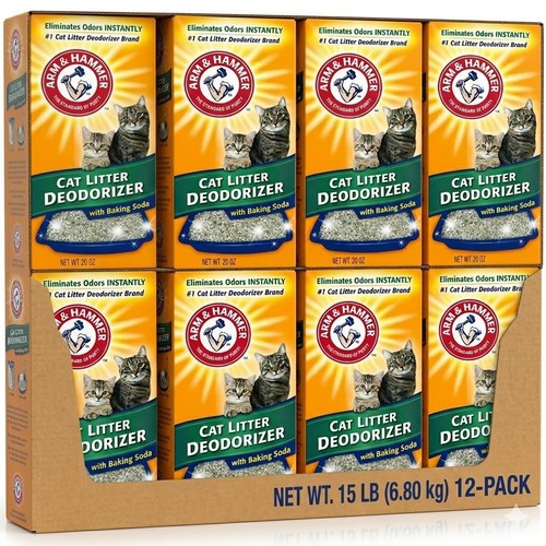 Katzenstreu Deodorierer Arm & Hammer Backpulver Geruchskontrolle 12er Pack 30 Oz - Bild 1 von 8