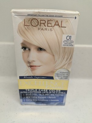 L'Oreal Paris Excellence Non-Drip, #01 High-Lift Extra Light Ash Blonde