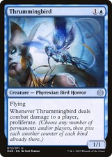 MTG Thrummingbird [Phyrexia: All Will Be One] Foil Near Mint Magic