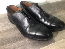 Allen Edmonds Park Avenue Black Oxford Cap toe Shoes Size 13 D