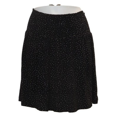 H&M, Rock, Größe: XS, Schwarz/Weiß, Elasthan/Viskose, Gepunktet, Damen #BgO