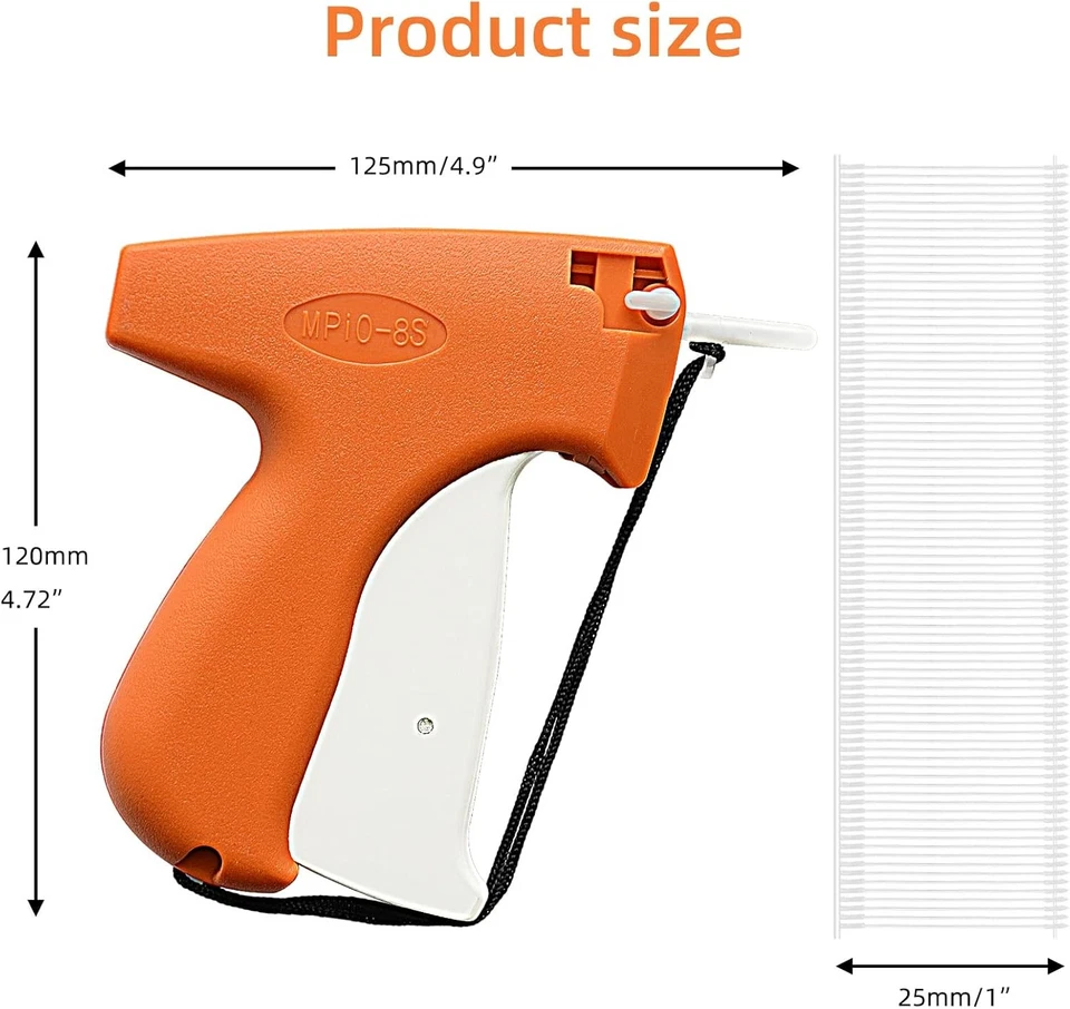 Kit de pistola de etiquetado de ropa para etiquetadora de ropa, pistola adjunta de etiqueta de precio de ropa con Foto 2 de 4