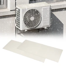 2Pcs Air Conditioner Drip Cushion 39"x12"x5/32" Self-Adhesive AC Top Pad White