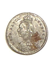 GREAT BRITAIN Proof 3 Pence 1887 "Victoria"