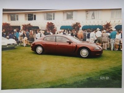 Collectible Vintage 1993 Bugatti EB 112 Concept Car 4x6 Photo