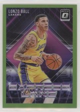 2018 Panini Donruss Optic Express Lane Lime Green Prizm /149 Lonzo Ball #7 0f8