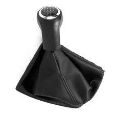 Schaltknauf Schaltknopf für Opel Astra H 2004-2010 5 Gang Kunstleder Schwarz
