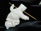 Vintage 1985 Authentic Caribou Hair Sculpture by Myrtle de Meulles — photo 3