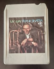 1969 Frank Sinatra My Way 8-Track White Cartridge Collectible TESTED 8FH 1029