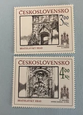 Czechoslovakia 1986 Art Bratislava, 2618-2619 Mi 2873-2874 Set of 2 OG MNH Mint