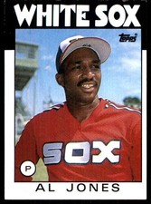 Al Jones 1986 Topps #227 Chicago White Sox MLB READ FREE SHIPPING AutographDen