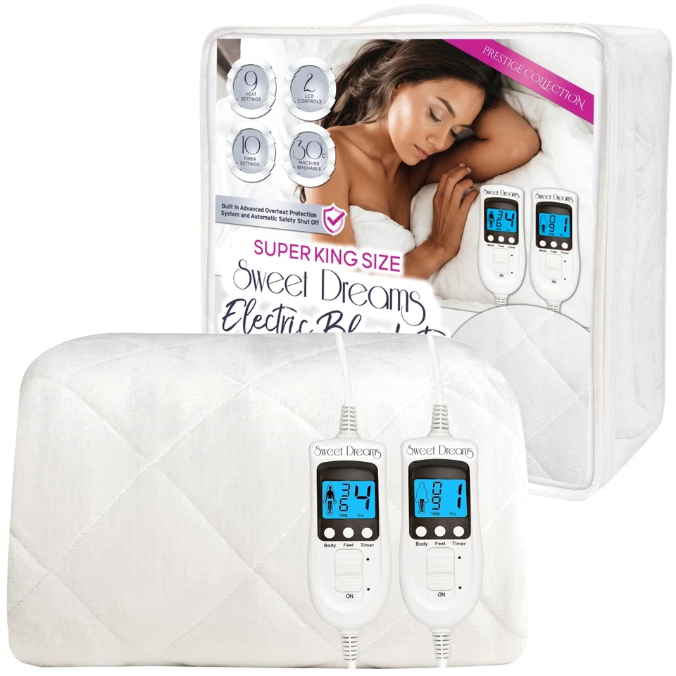 Heated Blanket Electric Mattress Cover Size King SuperKing Double Single - Image 4 of 4