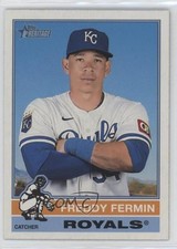 2025 Topps Heritage High Number SP Freddy Fermin #466 4k8