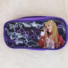 Vintage HANNAH Montana Pencil Case NWOT Makeup Bag NEW Miley Cyrus Zipper Pouch