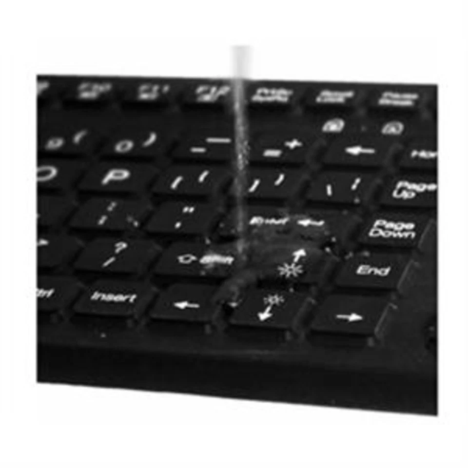 Adesso Akb-270Ub Waterproof Touchpad Keyboard Blk Usb Washable Antimicrobrial - Image 2 of 4