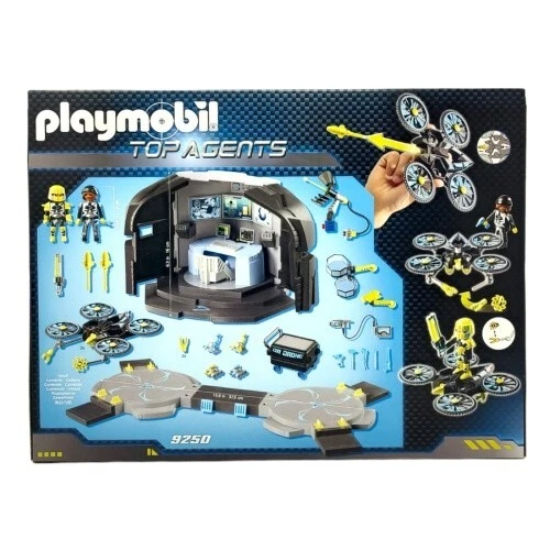 Playmobil Top Agents Dr. Drone's Command Center 9250 Neu & OVP Agenten
