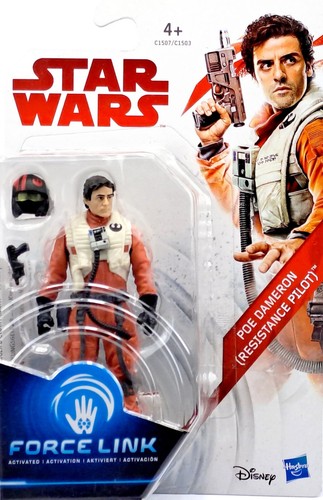 POE DAMERON X-WING PILOTO STAR WARS LA ÚLTIMA COLECCIÓN JEDI VON HASBRO