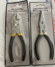 2 PCS Pliers "Slip Join Plier 6" Long Nose 6" Combination Plier Us Shipping