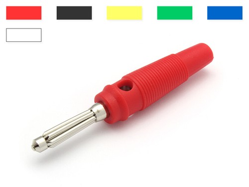 10x 4mm Bananenstecker 32A - Stapelbare Stecker Für Lautsprecher & Multimeter