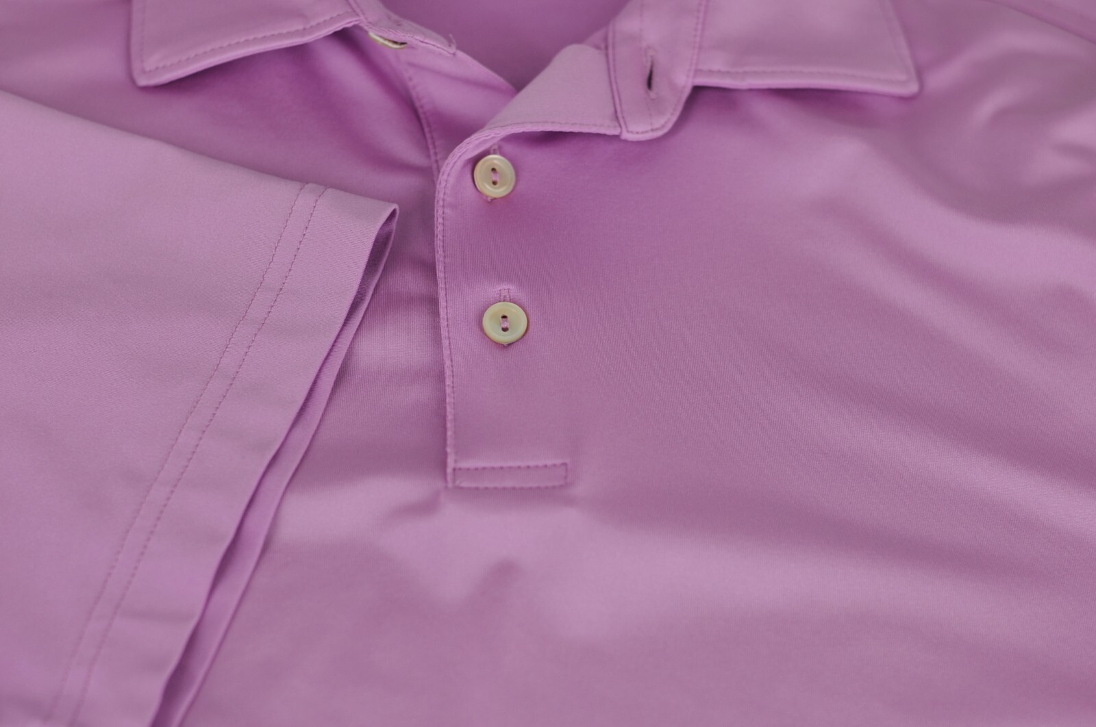 Peter Millar Men's Solid Spring Purple Poly Spand… - image 3