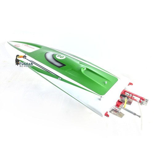 E36 Electric Race RC Boat Fiber Glass Green PNP W/O Battery W/ Motor Servo ESC - Picture 2 of 7