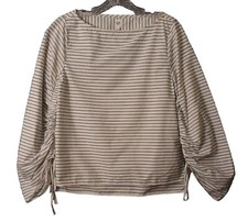Gap Top Womens Small White Black Stripe Long ...