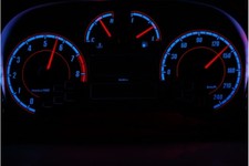 Fiat Punto 2 design 1 glow gauge plasma dials tachoscheibe glow shift indicators