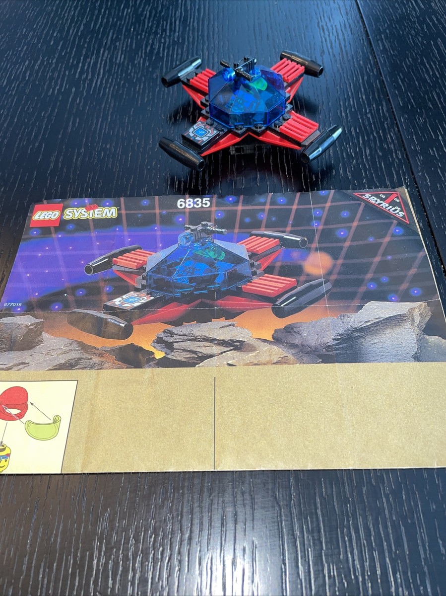 LEGO 6835 Spyrius Saucer Scout Vintage 1994 100% Complete Set w/ Minifig  +Manual