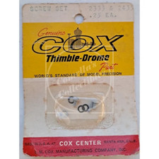 Vintage NOS Cox Thimble Drome Screw Set 2335  2435