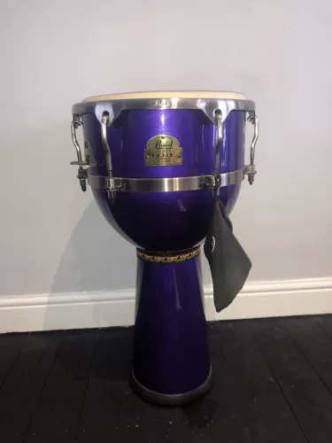 pearl elite series djembe purple percussion drum instrument image 1