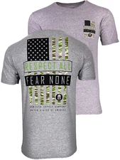 Howitzer Style Men's T-Shirt Respect Supply Military Grunt MFG