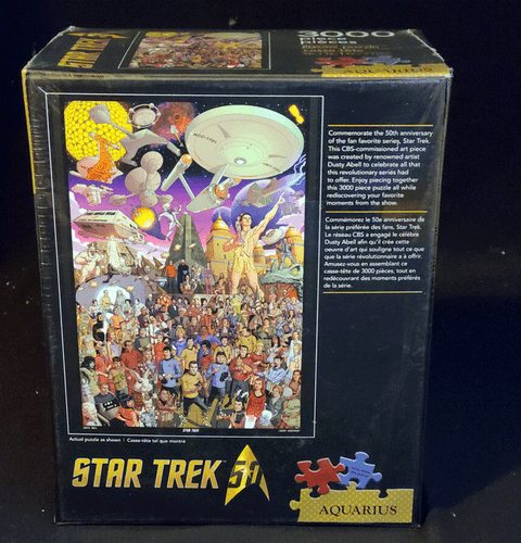 Rompecabezas Acuario Star Trek 50 Aniversario 3000 Piezas Nuevo Sellado - Imagen 2 de 2