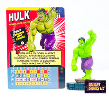 Marvel Heroclix Hulk MVX-011 w/ Card Iconix Wolverine First Appearance