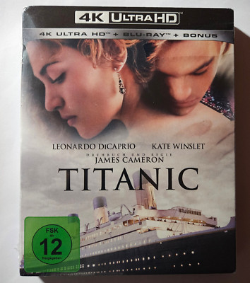 TITANIC von JAMES CAMERON - 4K ULTRA HD + Blu-ray; NEU; OVP