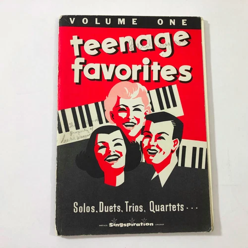 Singspiration Teenage Favorites Volume One Spiritual Songs 64 pages Vintage