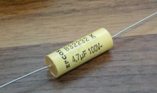 4.7 uF @ 100vdc EPCOS Poly-Film Capacitor non-Polar for Audio Crossover Networks