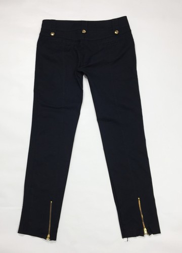 Imperial pantalone donna usato skinny slim M vita bassa stretch nero zip T3262 - Foto 9 di 12