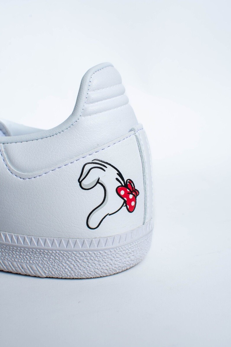 adidas Samba Vegan x Disney Minnie Shoes - Unisex - Cloud White - 13