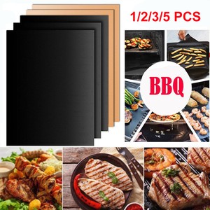BBQ-Grill-Mat-Teflon-Reusable-Sheet-Resistant-Non-Stick-Barbecue-Bake-Meat