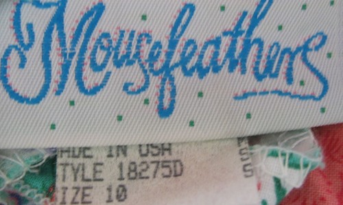 Mousefeathers Vintage 80s Floral Dress Girls 10 Grape Theme Cotton - Picture 9 of 9