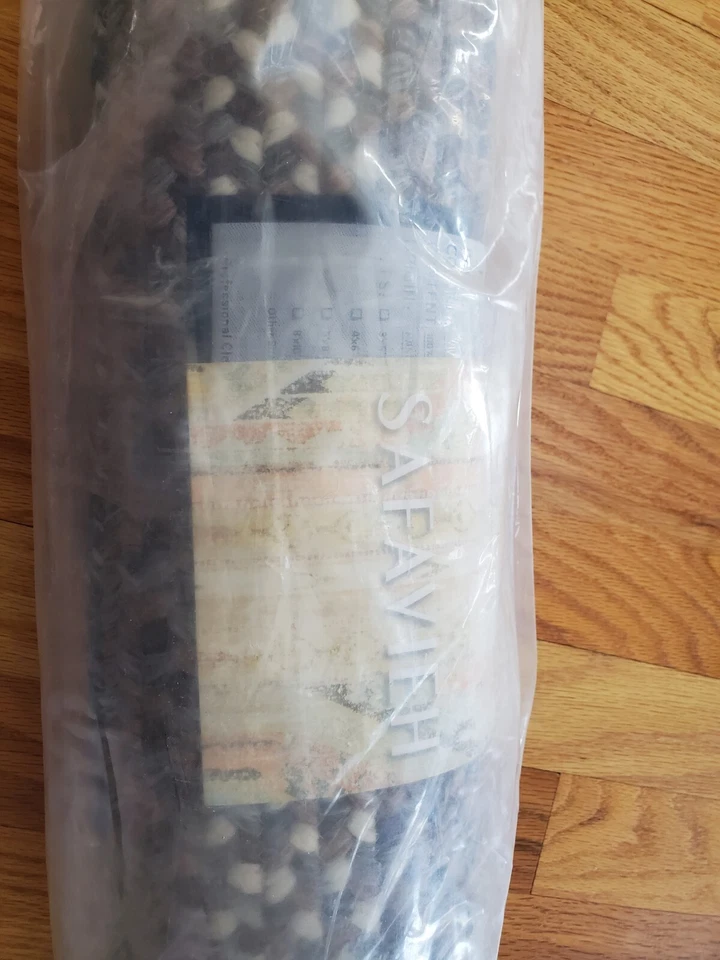 Safavieh Braided BRD313A-24 Brown - Multi Area Rug 4' X 2.5' - Image 2 of 3