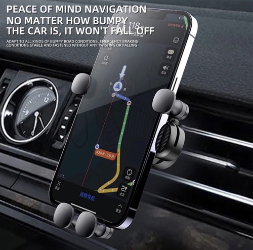 Support Téléphone Voiture Gravity Ventilation Voiture Réglable Support Smartphone Universel - Photo 2 sur 3