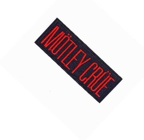 MOTLEY CRUE Embroidered Patch Iron on Sew Badge Nikki Sixx Metal Rock band 80s - Picture 4 of 9