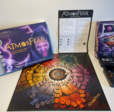 Atmosfear - Le Seigneur Des Clés - Jeu De Société Complet - Vintage 1992 - VHS Incluse