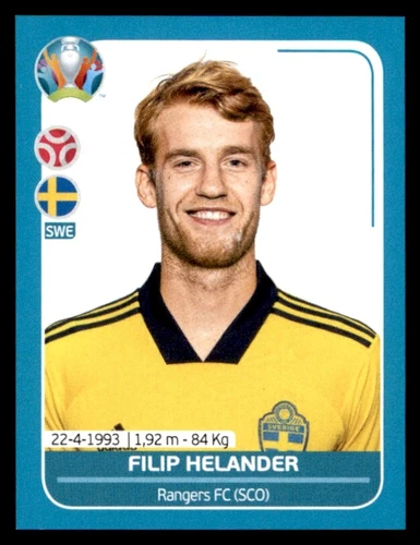 Panini UEFA Euro 2020 Preview - Filip Helander Sweden No. SWE11