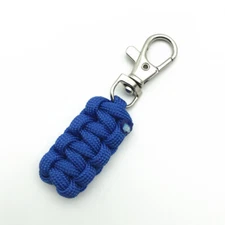 8Pcs Paracord Zipper Pulls, Paracord Lanyard Keychain for Backpacks, Blue