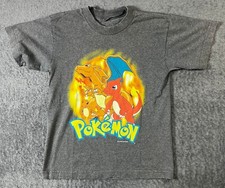Pokemon Charizard Vintage Nintendo 2000 T shirt No Tag Size Youth L