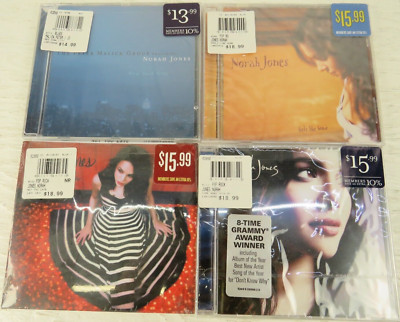 Lot of 4 New Norah Jones CDs Come Away with Me Not too Late New York