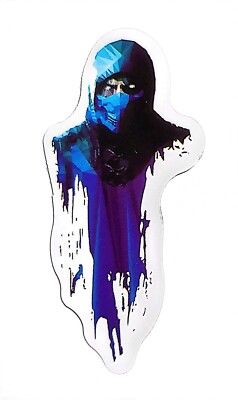 Mortal Kombat SUBZERO Anime Water Resistant Sticker